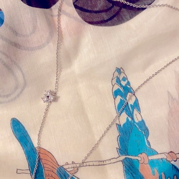 NORDSTROM Sterling Silver Cubic Zirconia Pendant - Picture 6 of 7